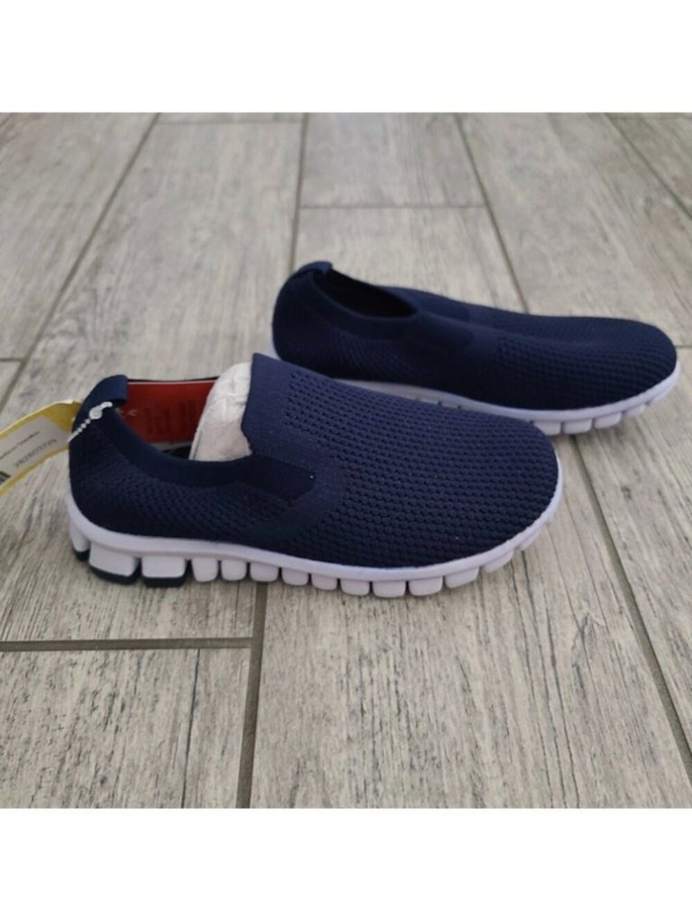 Deer Stags NoSoX Eddy Jr Slip On Sneakers Navy Blue Boys Size 13 NWT